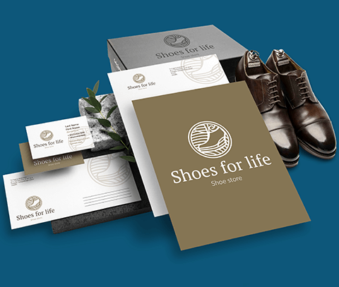 Shoe store logo design