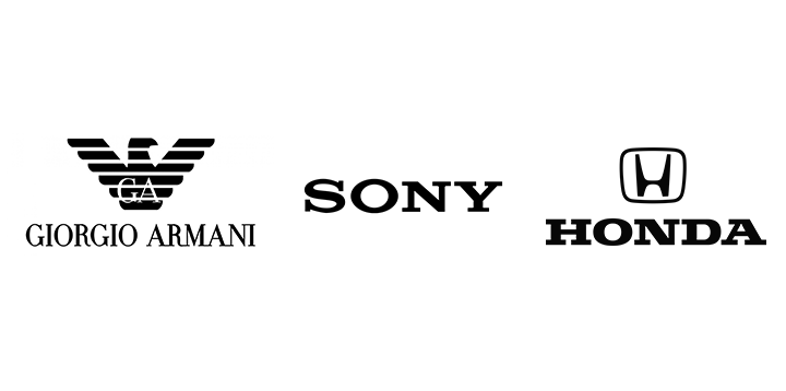 serifs in logos of famous companies
