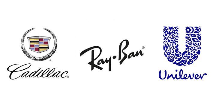 handwritten font in the logo of well-known companies