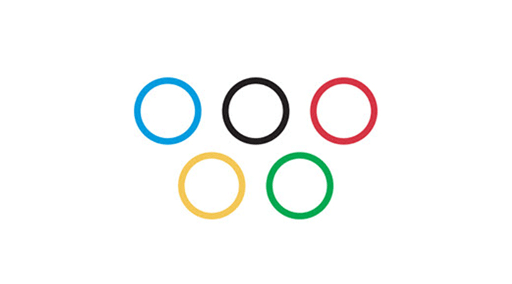 логотип олимпийских игр во время коронавируса