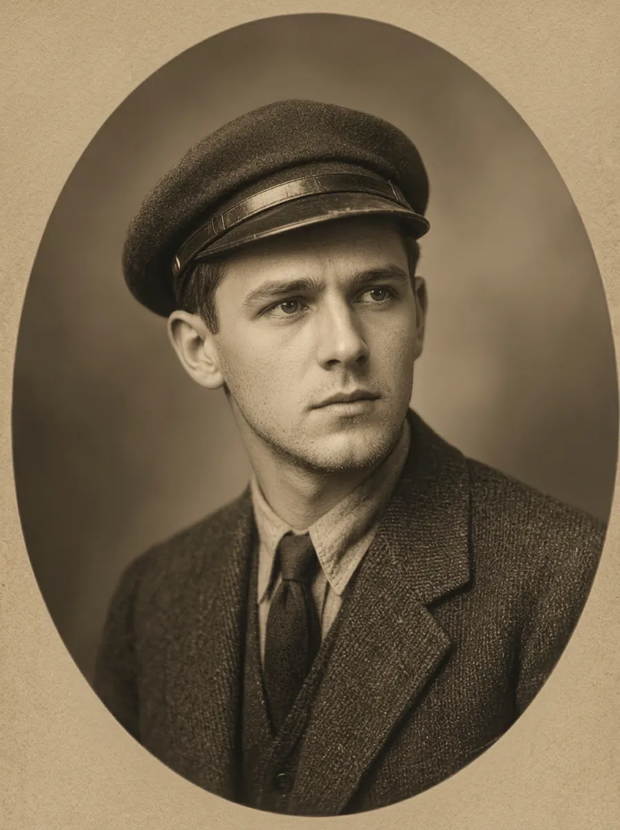 После: Молодой человек в фуражке, 1930-е